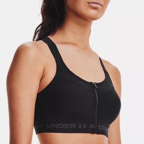 NWT Women's Under Armour® High Crossback Zip Sports Bra 34A - Picture 2 of 7